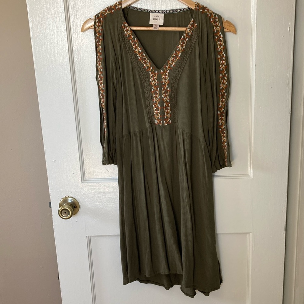 Knox Rose Women’s Extra Small Split Sleeves Dress